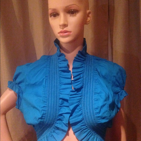 Unbranded Tops - BOLERO 97% COTTON 3% SPANDEX 2XL.